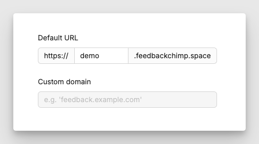 Use Your Own Domain for Feedback Portals