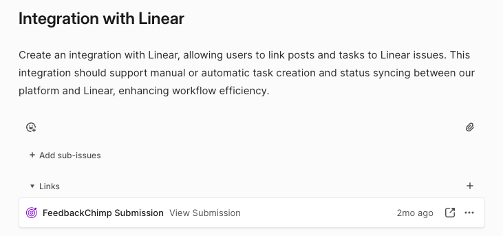 See linked posts in Linear